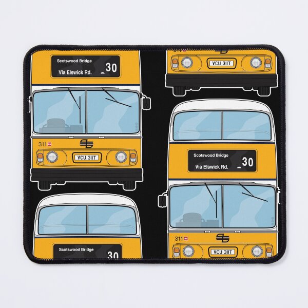 Item preview, Tyne and Wear PTE Leyland Atlantean 311 VCU311T Illustration 90s 80s 70s designed and sold by BFXIII.