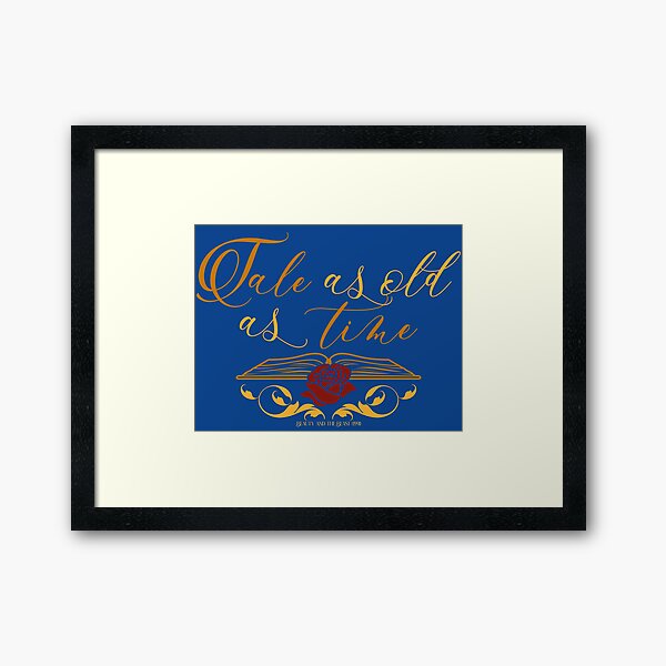 Item preview, Tale as old as time designed and sold by The Malva Glyphs.