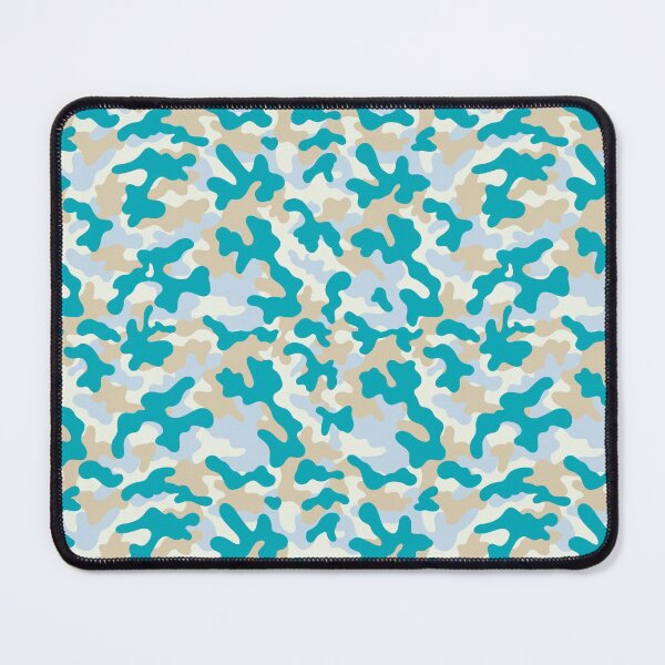 Item preview, Camouflage Pattern - Multicolor Bluish / Cream designed and sold by SoulArtLove.
