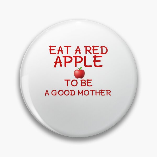 Item preview, Eat a red apple to be a good mother gift designed and sold by salahnewdesign.