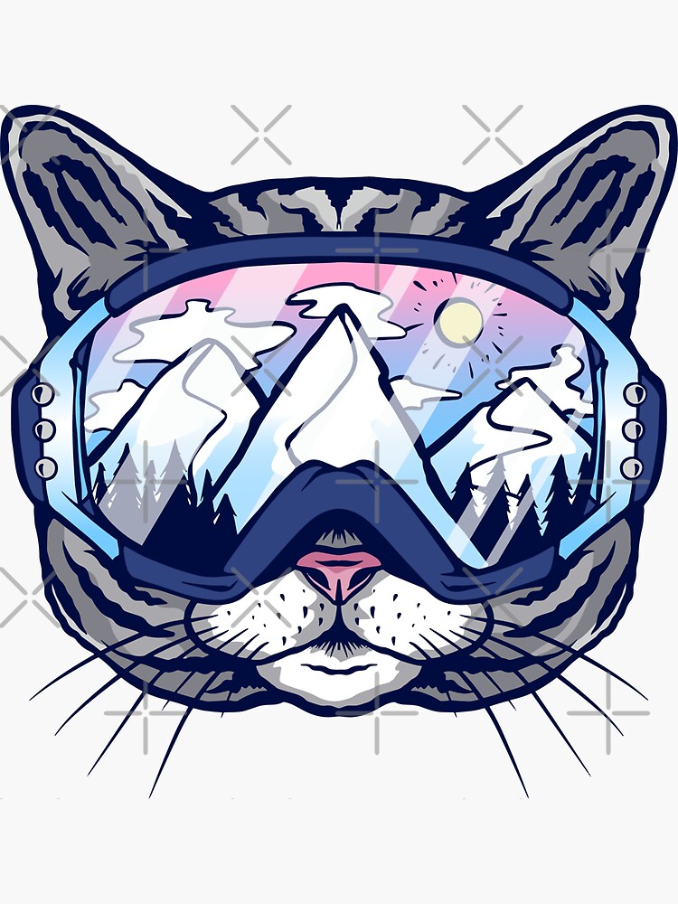 Cat Ski Goggles by ralfjohnson