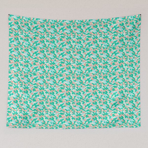 Item preview, Camouflage Pattern - Multicolor Green / Orange designed and sold by SoulArtLove.