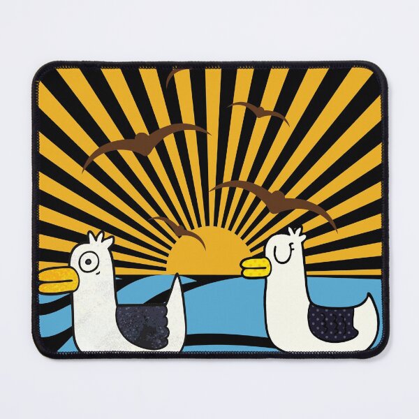 Item preview, Reto Sunset Silver Gull designed and sold by Amirebdesign.