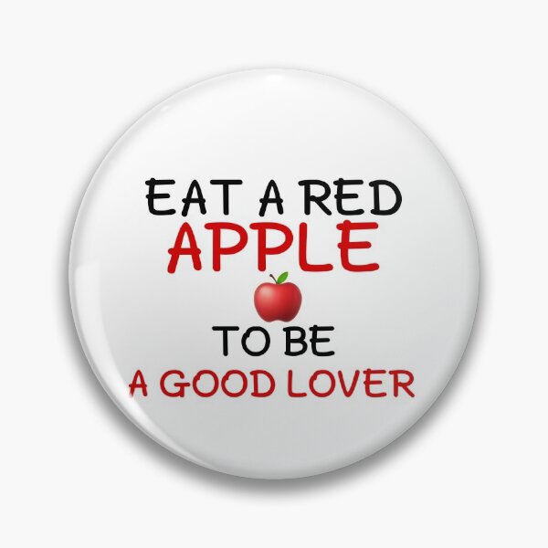 Item preview, Eat a red apple to be a good lover gift designed and sold by salahnewdesign.