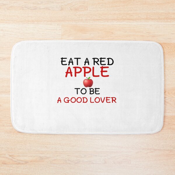 Item preview, Eat a red apple to be a good lover gift designed and sold by salahnewdesign.