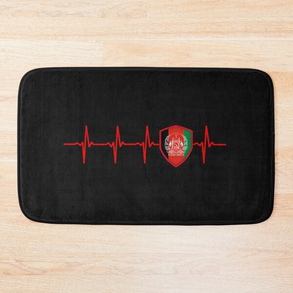 Item preview,  AFGHANISTAN Heartbeat Flag designed and sold by Just Be Different.