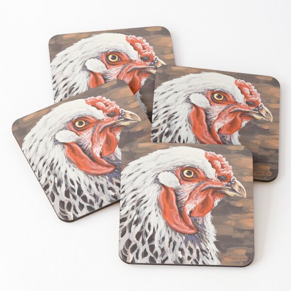 Item preview, Brahma Hen Portrait designed and sold by LauraWolfArtist.