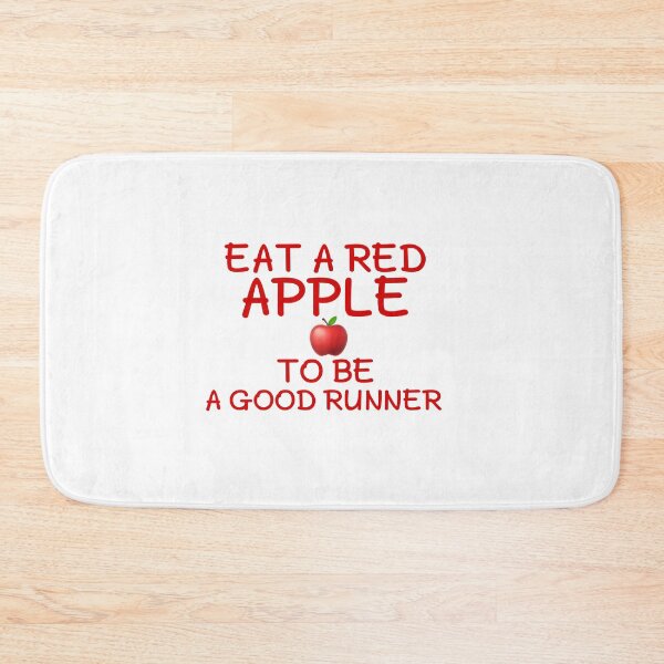 Item preview, Eat a red apple to be a good runner designed and sold by salahnewdesign.