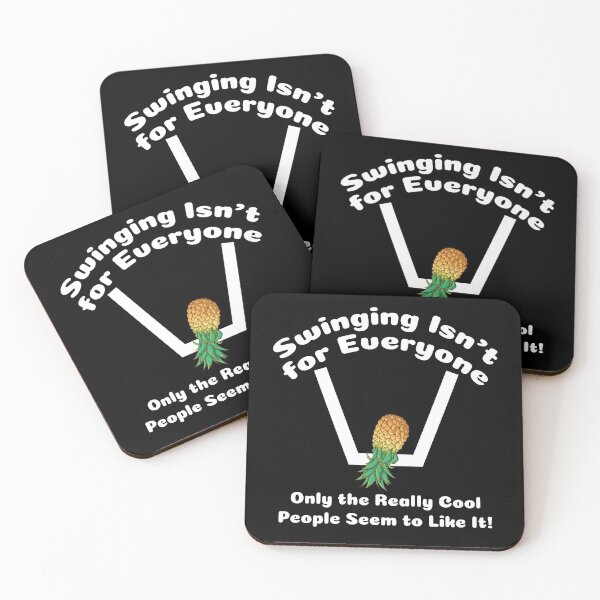 Item preview, Swinging Isn't for Everyone! Only the cool people! Swinger Lifestyle Design. For darker colors. designed and sold by swingersshop.