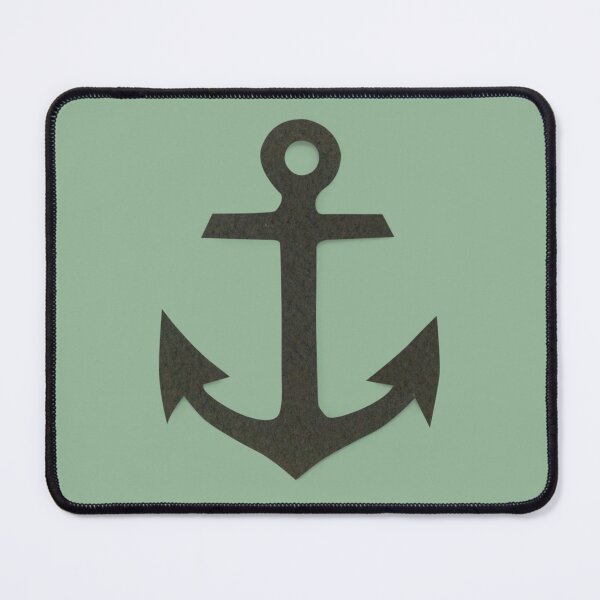 Item preview, Green Nautical Anchor  designed and sold by newburyboutique.