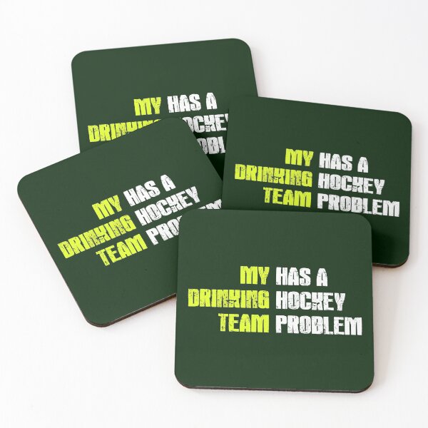 Artikelvorschau, Mein betrunkenes Team hat ein Hockeyproblem entworfen und verkauft von neon-light.