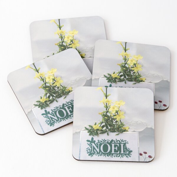 Item preview, Hand Crafted Christmas Card with Winter Jasmine designed and sold by lezvee.