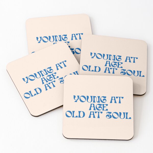 Item preview, Young At Age Old At Soul, Spirituality Quote designed and sold by SabrinaGold.