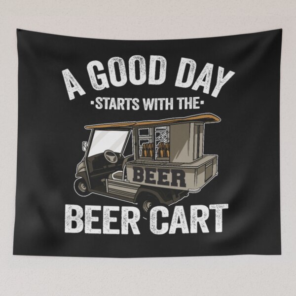 Item preview, Good Day Starts With The Beer Cart Golfing designed and sold by StarcyWol.