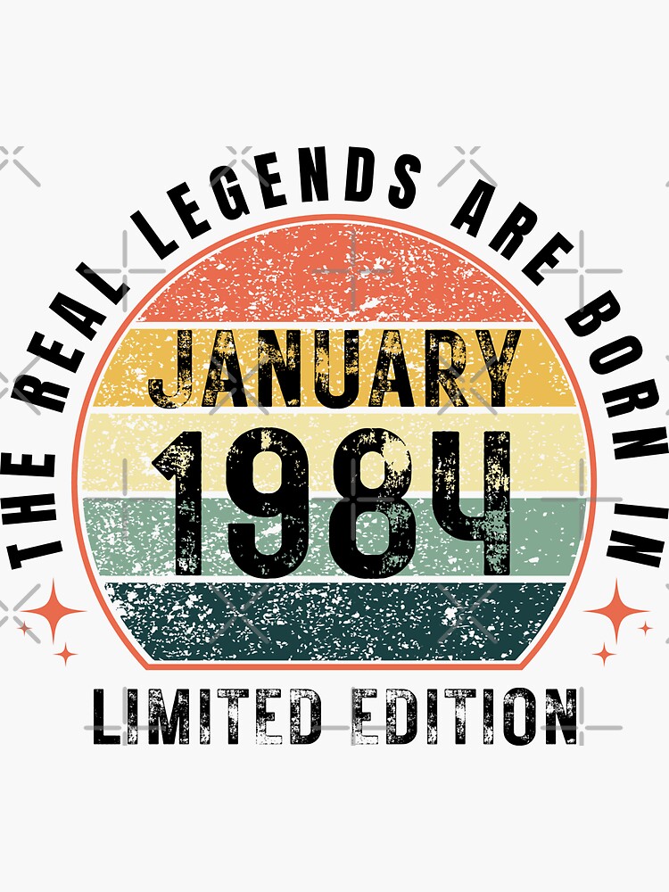 Born In January 1980 Limited Edition 40th Birthday Gifts T-Shirt Born In January 1980 Limited Edition 40th Birthday Gifts T-Shirt