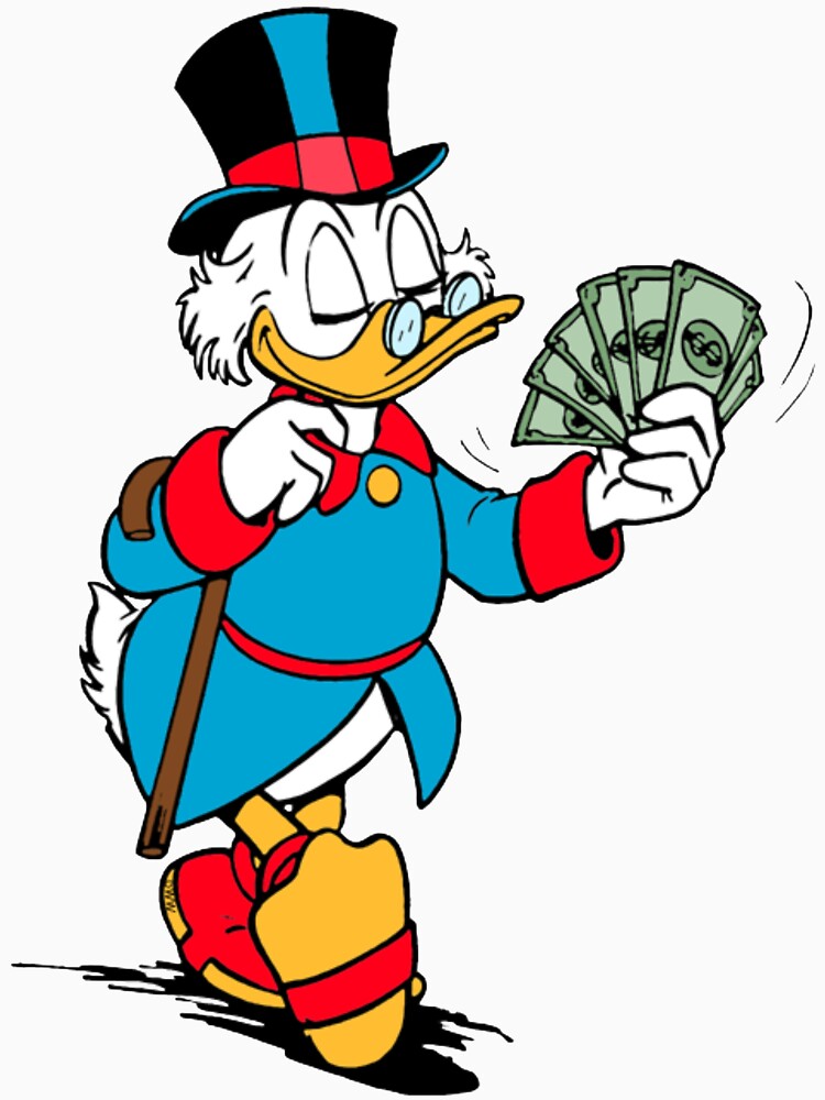 Scrooge McDuck With Money