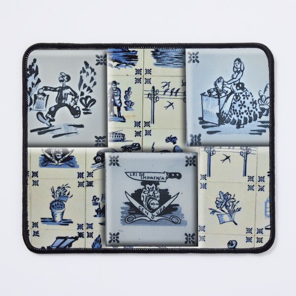 Item preview, Azulejos Diário de Lisboa. Tiles 1920s deco designed and sold by MTD-Archives.