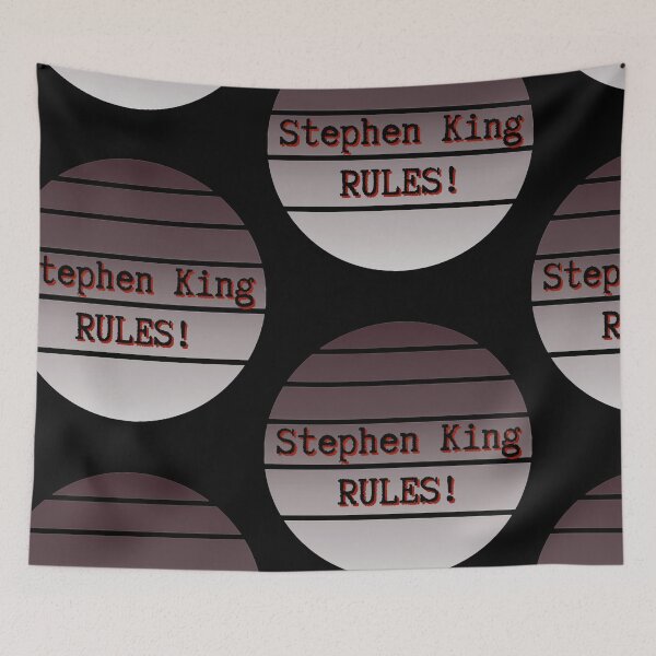 Aperçu de l'œuvre Règles de Stephen King, conception de fans de Stephen King créée et vendue par Constant Readers.