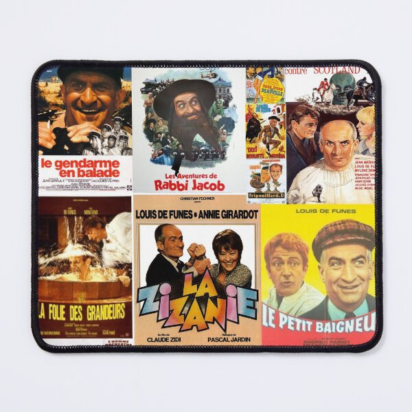 Item preview, Louis de Funes Movie Poster Compilation Poster v2 designed and sold by Typeroyale.