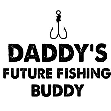 Fishing Daddy / little fishing buddy fisherman son | Sticker