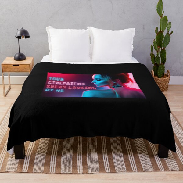 Item preview, Your girlfriend keeps looking at me designed and sold by NiceSign.