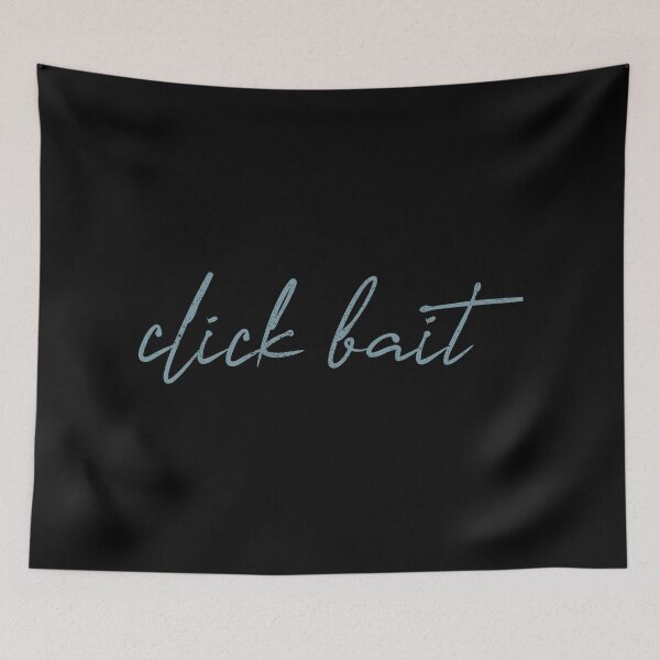 Item preview, Click Bait (distressed design) designed and sold by siggyspatsky.