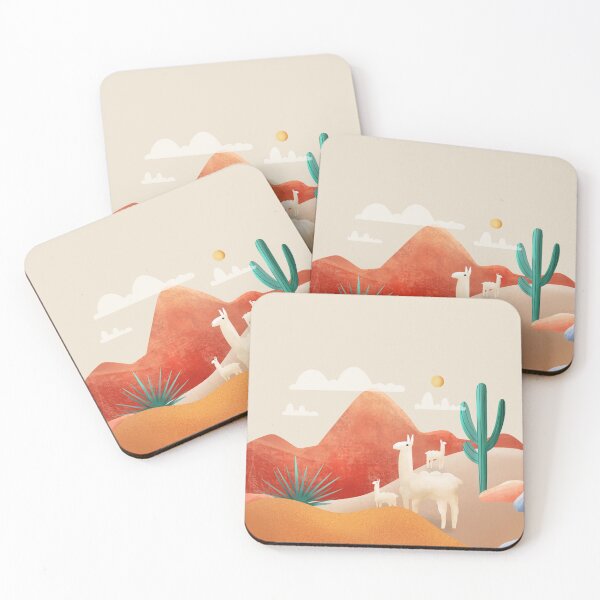 Item preview, Desert Llama Family designed and sold by zyrapaint.