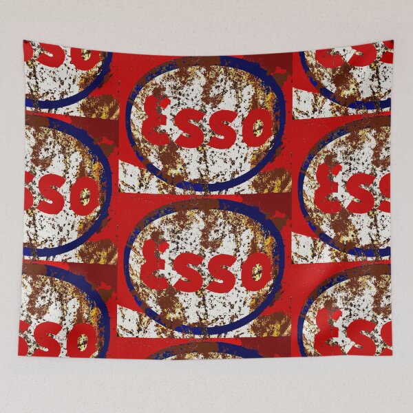 Item preview, ESSO EXXON VINTAGE GRAPHIC ADVERTISEMENT AD SIGN designed and sold by Overthetopsm.