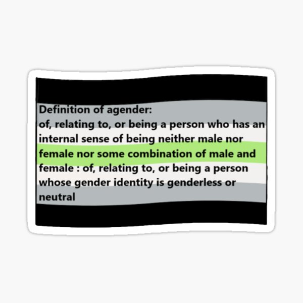 Agender Definition Gifts Merchandise For Sale Redbubble