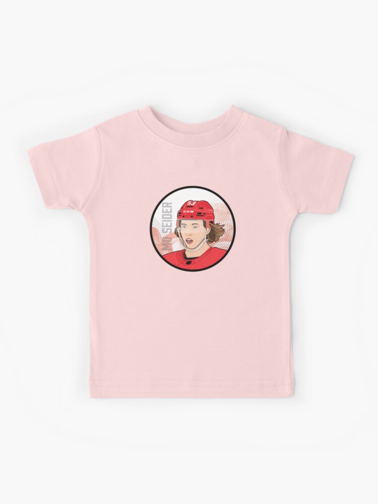 Detroit Red Wings - Moritz Seider Kids T-Shirt for Sale by carlstad