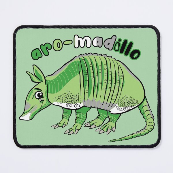 Item preview, Aro-madillo cute queer armadillo for aromantics!  designed and sold by incurablehippie.