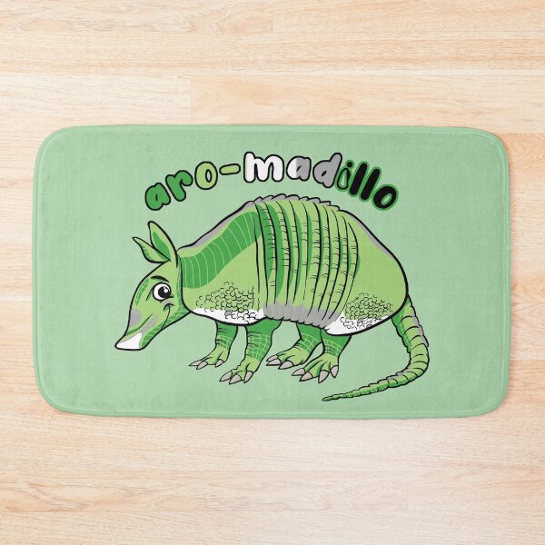 Item preview, ¡Armadillo queer lindo de Aro-madillo para los aromáticos! designed and sold by incurablehippie.