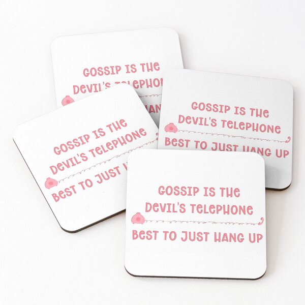 Item preview, Gossip Is The Devil's Telephone designed and sold by Martini-Four.