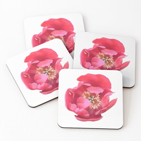 Item preview, Hot Pink Peony Flower designed and sold by Wondersofwhimsy.