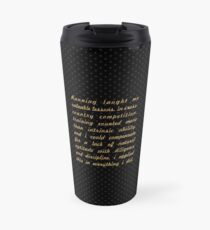 Running tought me... “Nelson Mandela” Inspirational Quote Travel Mug