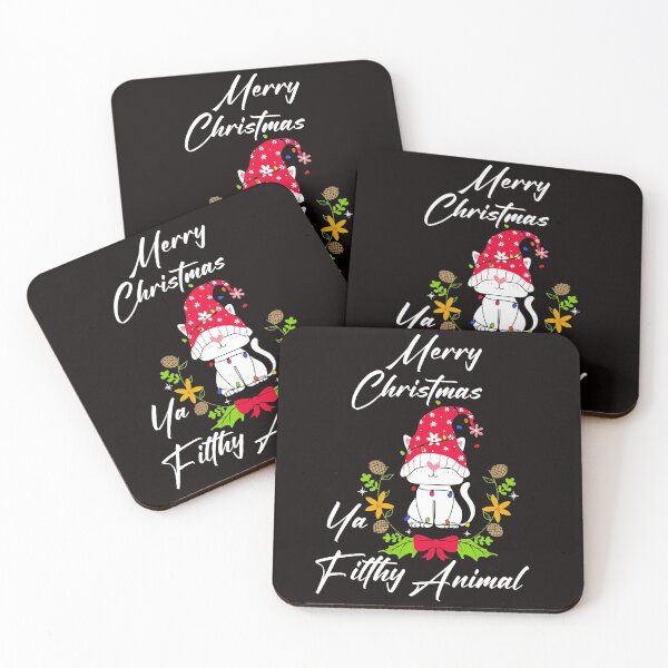 Item preview, Merry Christmas ya filthy animal- Funny Christmas  designed and sold by Designs Of all kinds.