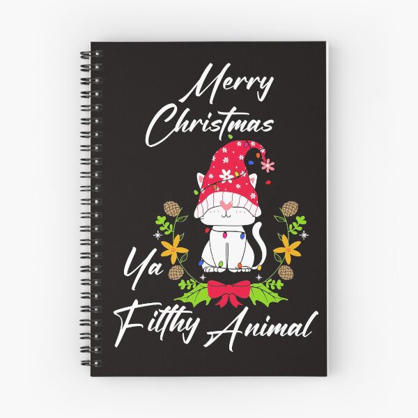 Item preview, Merry Christmas ya filthy animal- Funny Christmas  designed and sold by Designs Of all kinds.