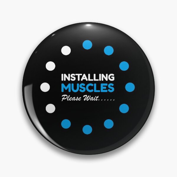 Item preview, Installing Muscles Please Wait Tee, Funny Workout Gym Lover designed and sold by PrintOfi.