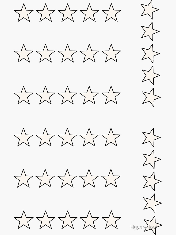  Star Rating for books stickers