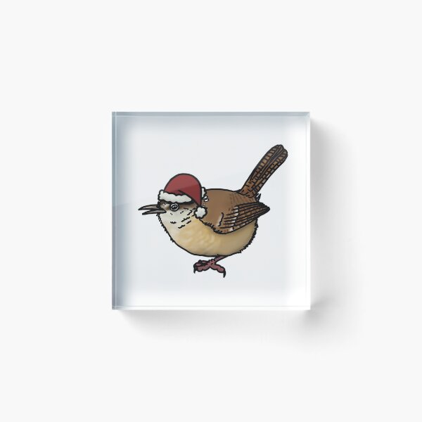 Item preview, Holiday Carolina wren designed and sold by Alexis Rodefer.