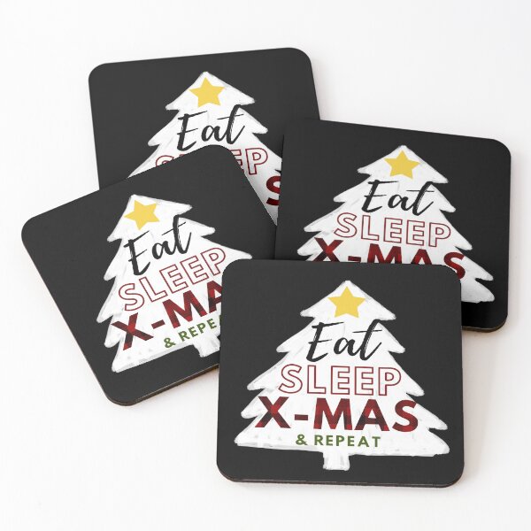 Item preview, Eat sleep x-mas & repeat, Christmas collection  designed and sold by Lillieoandco.