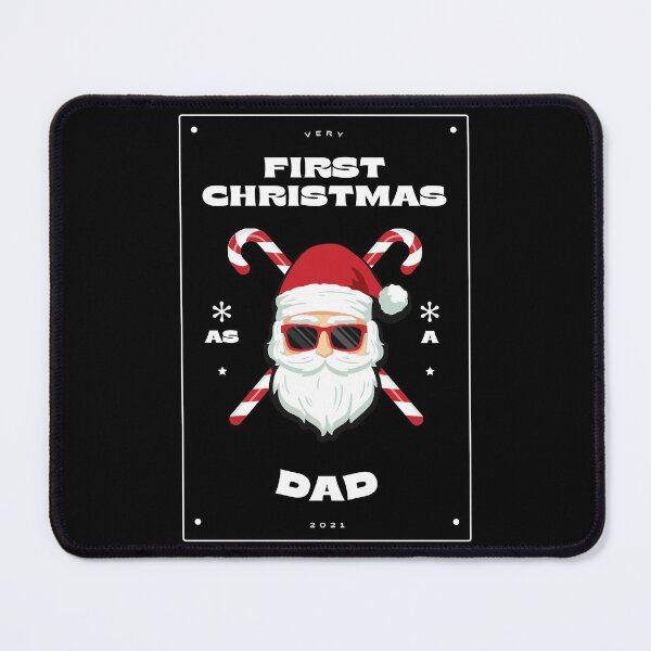 Item preview, first christmas as a dad design designed and sold by NiceSign.