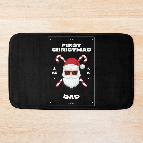 Item preview, first christmas as a dad design designed and sold by NiceSign.