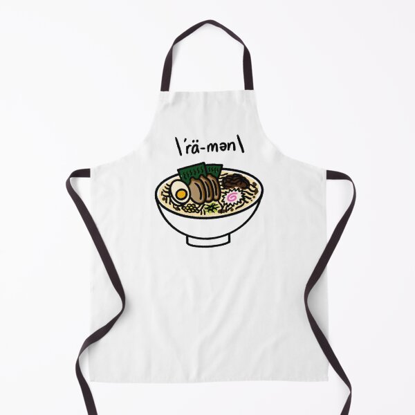 Item preview, Japanese Ramen Noodle Bowl with Phonetic Text on Top designed and sold by bonniemamadraws.