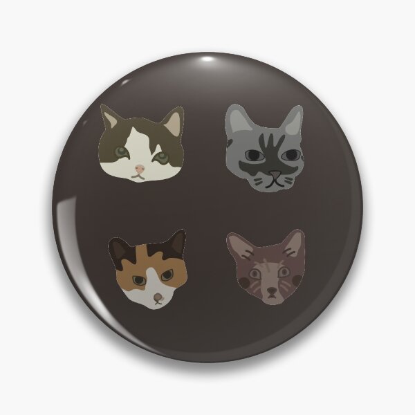 Item preview, Four Cat Heads designed and sold by Alec Buchan.