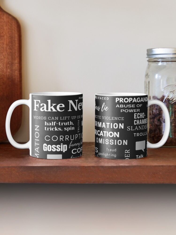 Alternate view of Fake News & Freedom of Speech stylish cool gear Coffee Mug