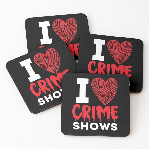 Item preview, I love crime shows designed and sold by pnkpopcorn.