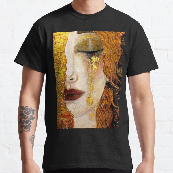 "Freya's Tears" by Gustav Klimt (w/signature) | Art Nouveau Symbolism Classic T-Shirt