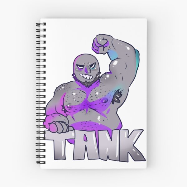 Item preview, Bara "TANK" Sticker designed and sold by caudata-sock.