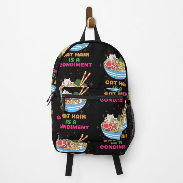 Item preview, CAT HAIR IS A CONDIMENT FUNNY CAT LOVERS T-SHIRT/STICKER designed and sold by BestCoolStuff.